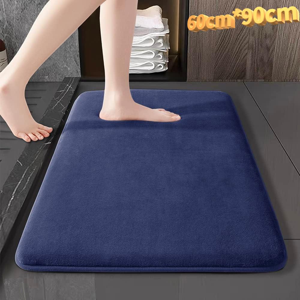 Потовщений однотонний фланелевий килимок для ванної кімнати Нековзкі килими в умивальнику Бічна підлога ванни Килимок для душової кімнати Придверний килимок Memory Foam 3D Pad 60cm*90cm темно-синього кольору
Потовщений однотонний фланелевий килимок для ванної кімнати Нековзкі килими в умивальнику Бічна підлога ванни Килимок для душової кімнати Придверний килимок Memory Foam 3D Pad 60cm*90cm темно-синього кольору