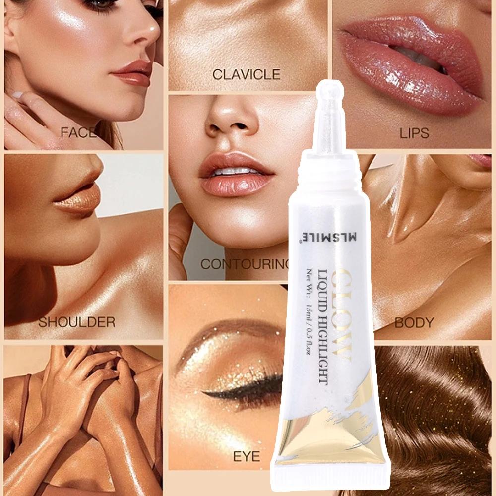 Diamond Glitter Highlighter Liquid Pearlescent Waterproof Longlasting Brightening Liquid Highlighter Stick Eyes Makeup Cosmetics
Diamond Glitter Highlighter Liquid Pearlescent Waterproof Longlasting Brightening Liquid Highlighter Stick Eyes Makeup Cosmetics