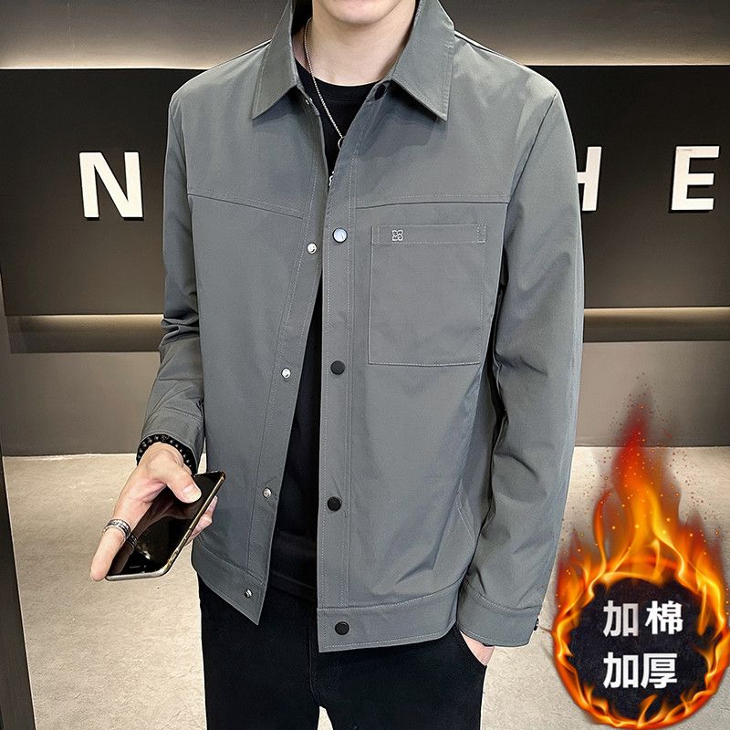 Autumn Winter New Style Cotton Jacket Men s Trendy Korean Style Outdoor Slim Fit Casual Coat Windbreaker L сірий колір
Autumn Winter New Style Cotton Jacket Men s Trendy Korean Style Outdoor Slim Fit Casual Coat Windbreaker L сірий колір