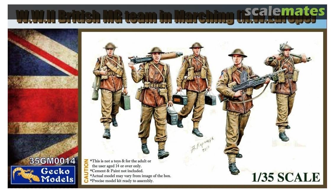 Gecko Model WWII British Army Machine Gun Team Marching Northwest Europe 5 Figures Weapons Equipment Plastic Model GEC35GM0014 1/35 + &
Gecko Model WWII British Army Machine Gun Team Marching Northwest Europe 5 Figures Weapons Equipment Plastic Model GEC35GM0014 1/35 + &