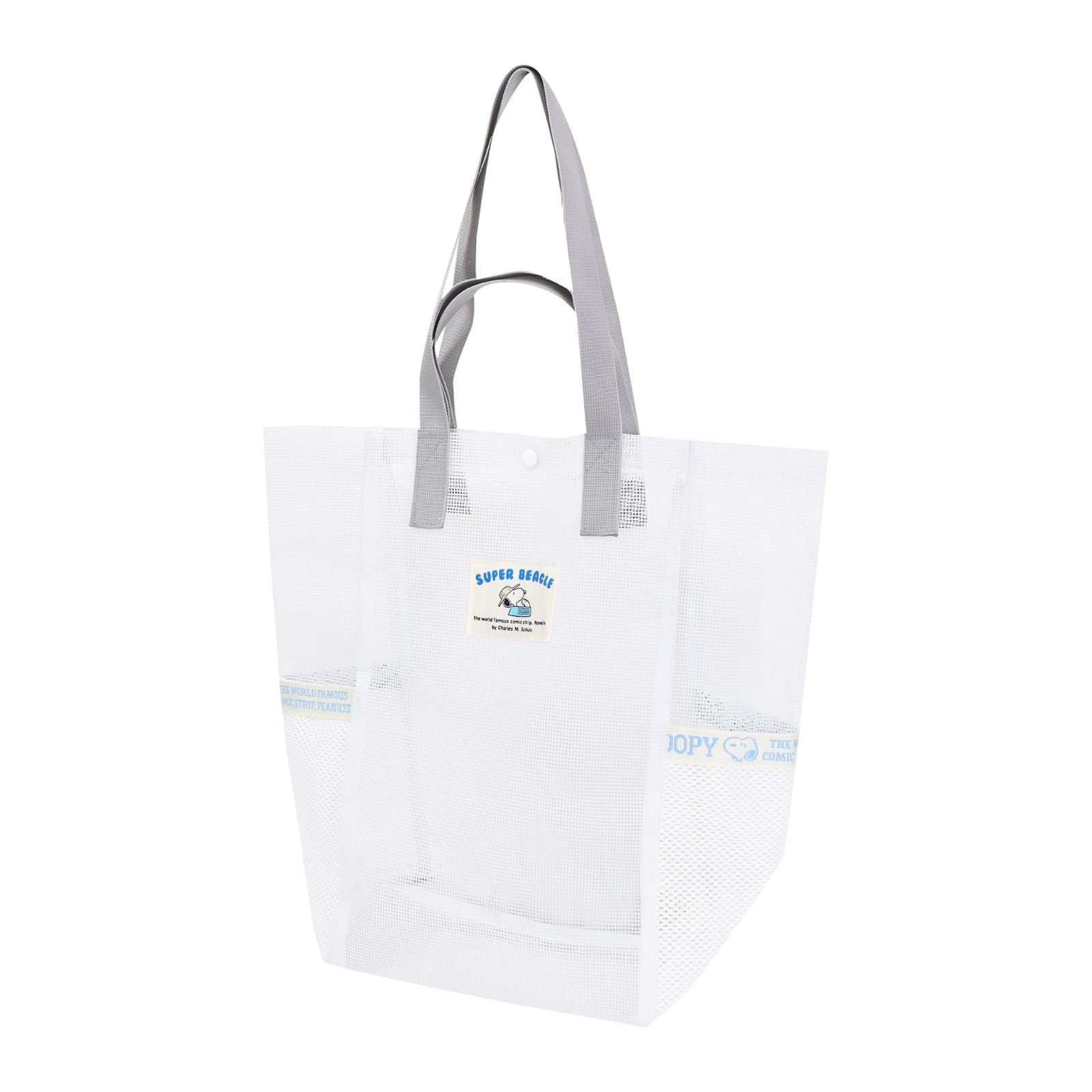 Snoopy Rubber Mesh Double Handle Tote Bag SPZ-3832 WH
Snoopy Rubber Mesh Double Handle Tote Bag SPZ-3832 WH