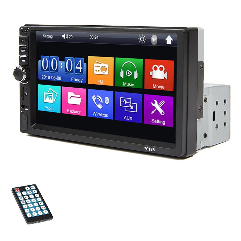 Hippcron 7“ Car Radio 1 Din Multimedia Player Support Carplay Android Auto HD Touch Screen FM AUX Input BT Mirror Link TF Card Radio D
Hippcron 7“ Car Radio 1 Din Multimedia Player Support Carplay Android Auto HD Touch Screen FM AUX Input BT Mirror Link TF Card Radio D