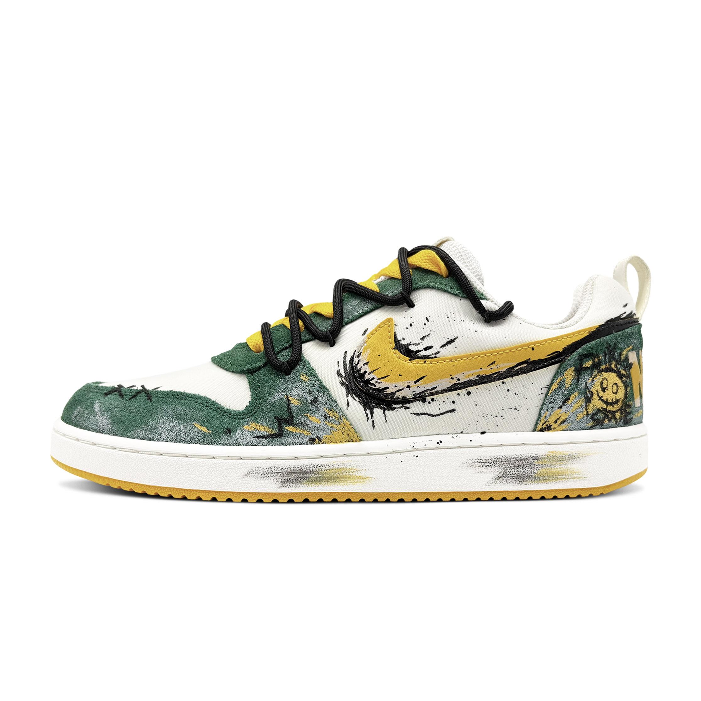 Nike Court Borough Party Abrasion Resistant Abrasion Resistant Low top Skateboard Shoes Unisex White Yellow Green 844881-100(Team660-) 41
Nike Court Borough Party Abrasion Resistant Abrasion Resistant Low top Skateboard Shoes Unisex White Yellow Green 844881-100(Team660-) 41