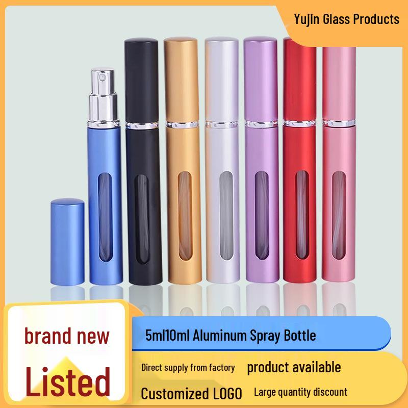 In Stock: Set of 5 Refillable 10ml Aluminum Glass Perfume Spray Bottles - Portable and Press-Type 5ml; Gold; Aluminum Shell + Glass Inner
In Stock: Set of 5 Refillable 10ml Aluminum Glass Perfume Spray Bottles - Portable and Press-Type 5ml; Gold; Aluminum Shell + Glass Inner
