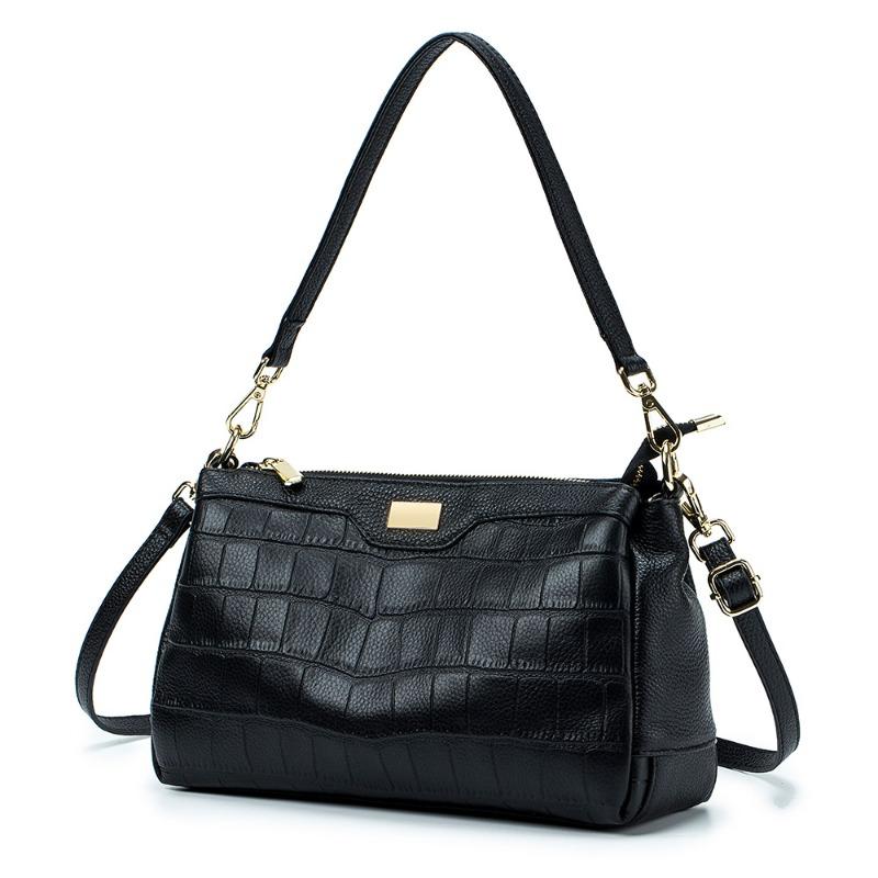 New bag women s bag leather versatile messenger bag soft leather commuter stone pattern portable shoulder diagonal span bag mother bag чёрный
New bag women s bag leather versatile messenger bag soft leather commuter stone pattern portable shoulder diagonal span bag mother bag чёрный