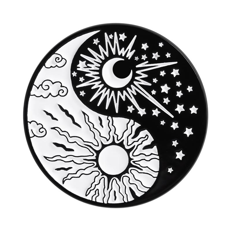 Эмалевые значки Инь-Ян Багуа Кои, Заказные броши в виде кошек с солнцем и луной, Значки на лацкан, Одежда, Украшения с животными, Подарок для детей, друзей
Эмалевые значки Инь-Ян Багуа Кои, Заказные броши в виде кошек с солнцем и луной, Значки на лацкан, Одежда, Украшения с животными, Подарок для детей, друзей