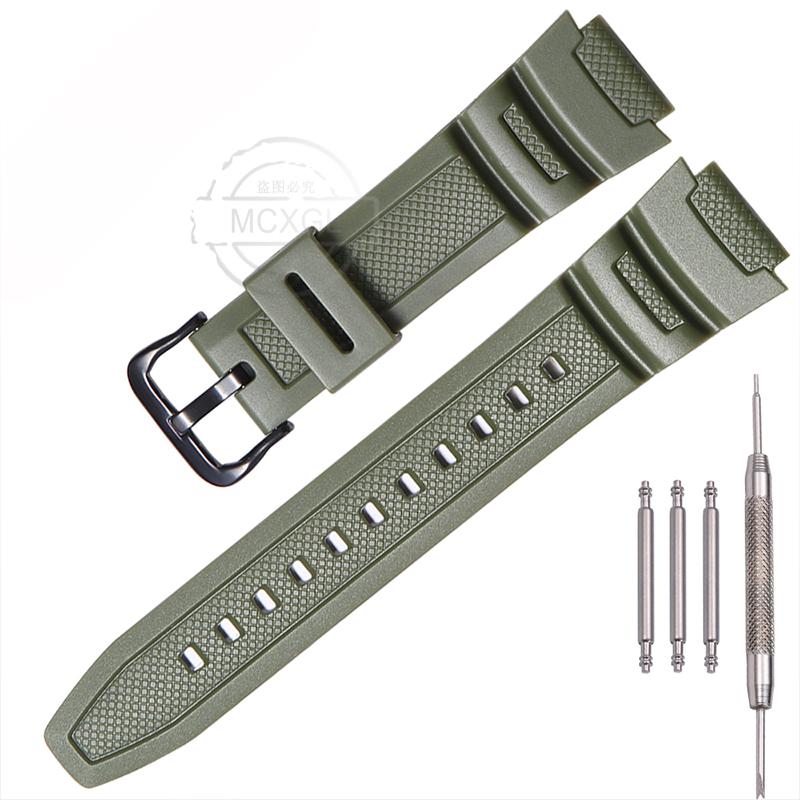 Watch Band For Casio AQ-S810W AE1200WH SGW300 400 500 W-800H Mens Waterproof Natural Resin Replacement Pin Buckle Bracelet 18mm
Watch Band For Casio AQ-S810W AE1200WH SGW300 400 500 W-800H Mens Waterproof Natural Resin Replacement Pin Buckle Bracelet 18mm