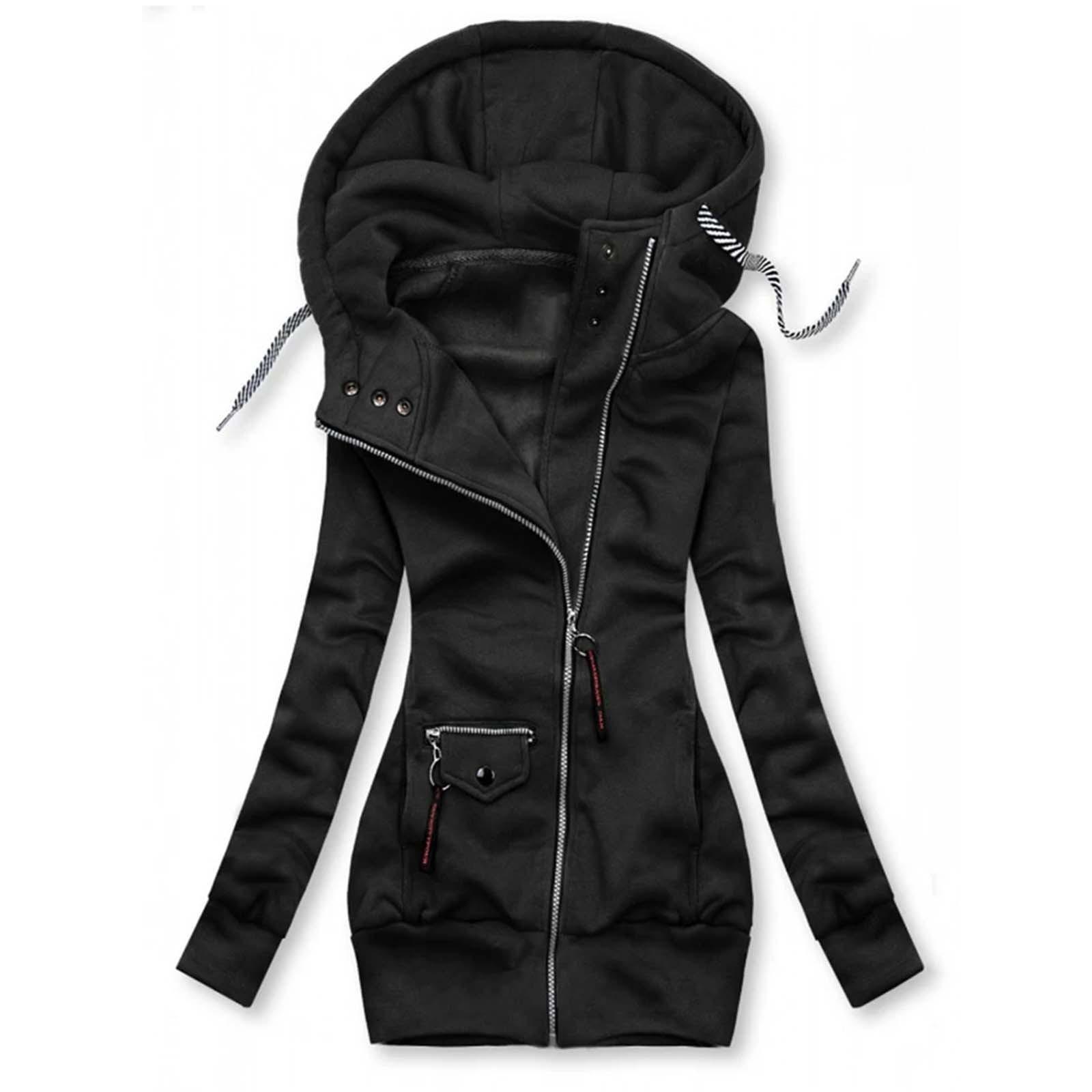Women s Stitching Drawstring Hooded Slim Fashion Jacket Coat Outwear XXXXXL чорний
Women s Stitching Drawstring Hooded Slim Fashion Jacket Coat Outwear XXXXXL чорний