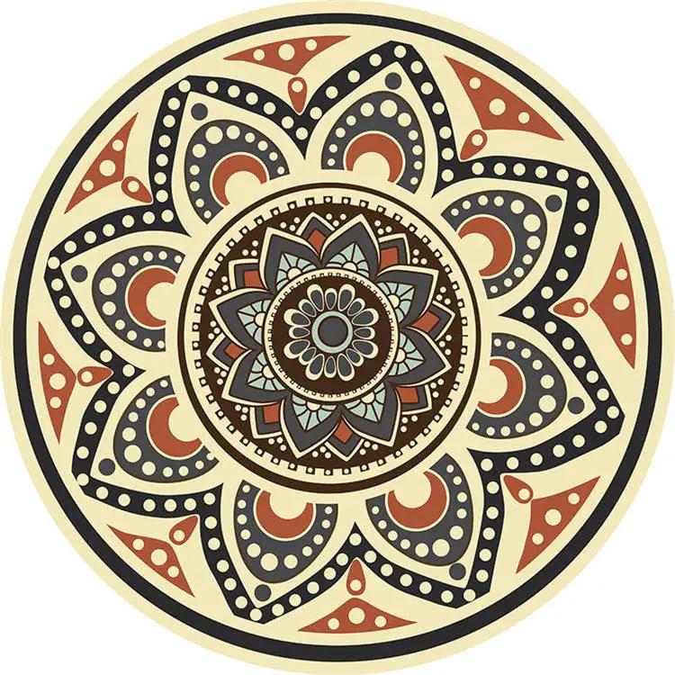 New Ethnic Persian Mandala Round Rug Floor Mat Cloakroom and Yoga Non-slip Living Room 60cmx60cm
New Ethnic Persian Mandala Round Rug Floor Mat Cloakroom and Yoga Non-slip Living Room 60cmx60cm