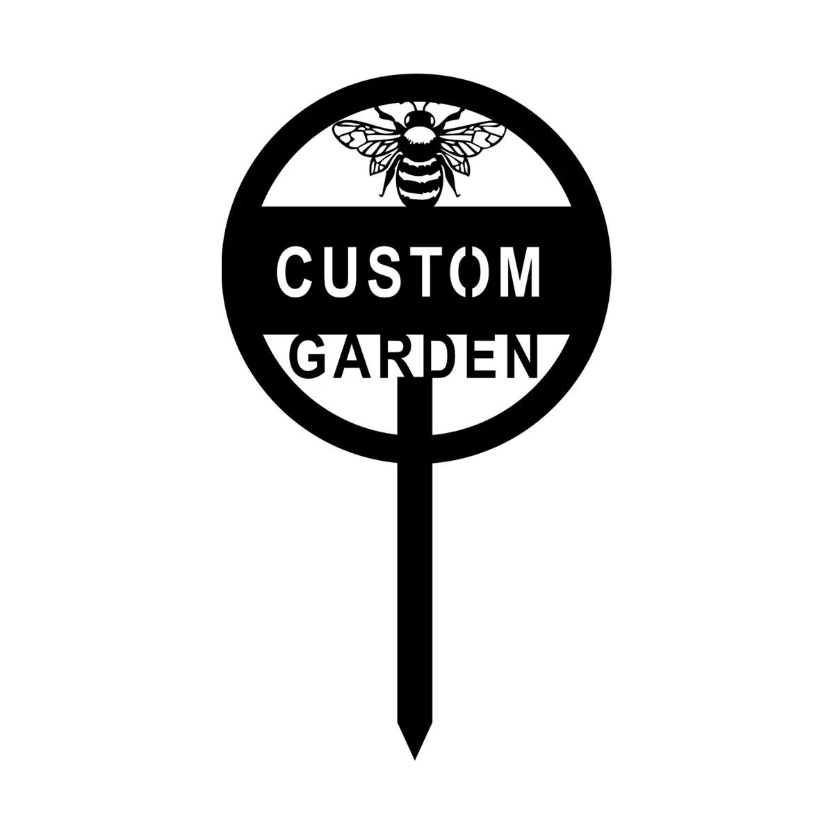 Metal Garden Stake, Personalized Bee Sign, Yard Art Metal Decor, Custom Lawn Ornament
Metal Garden Stake, Personalized Bee Sign, Yard Art Metal Decor, Custom Lawn Ornament