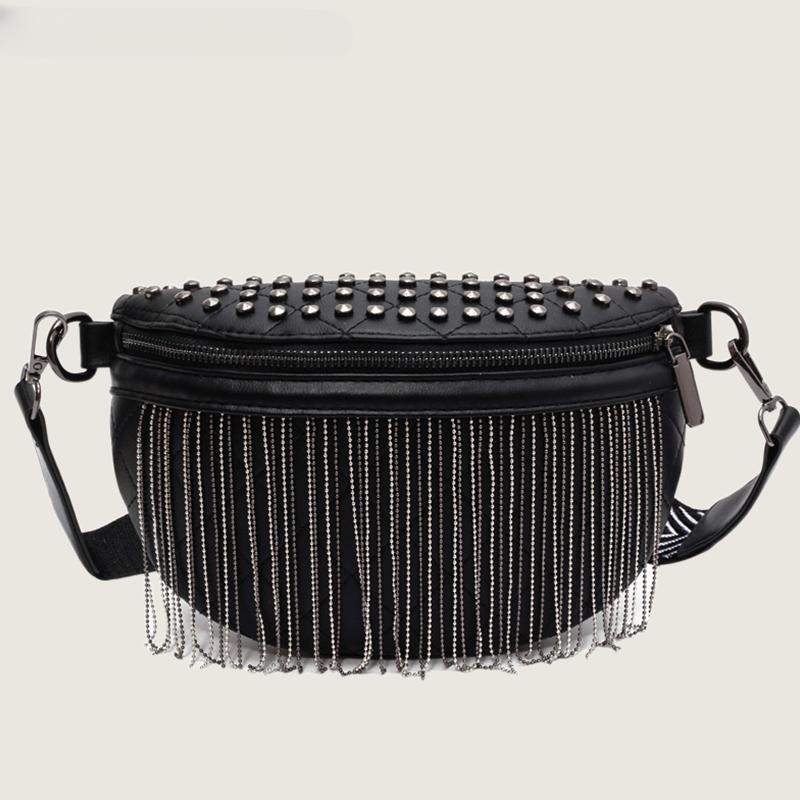 MOODS Luxury Women Crossbody Bags New Branded Designer Chest Bag Rivet And Tassel Decored Large Capacity Waist Fanny Packs 24x15x8cm
MOODS Luxury Women Crossbody Bags New Branded Designer Chest Bag Rivet And Tassel Decored Large Capacity Waist Fanny Packs 24x15x8cm