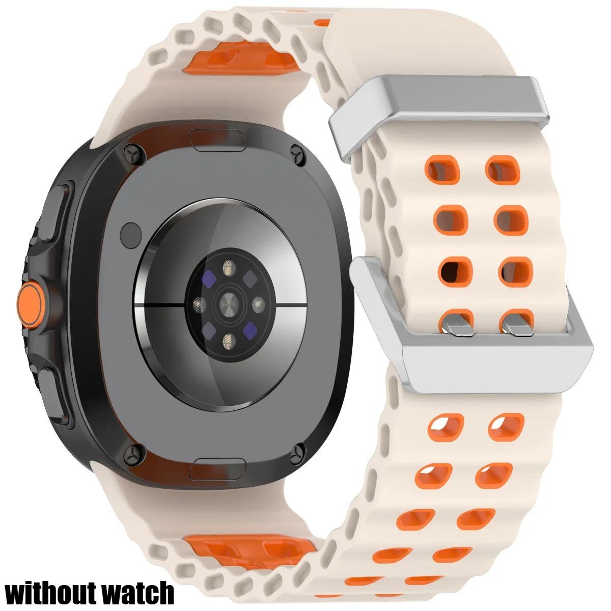 Marine Band for Samsung Galaxy Watch 8/8 Classic Ocean Strap Two-tone Silicone Band for Galaxy Watch 8 40 44mm Sport Bracelet Watch 8 Classic 46mm
Marine Band for Samsung Galaxy Watch 8/8 Classic Ocean Strap Two-tone Silicone Band for Galaxy Watch 8 40 44mm Sport Bracelet Watch 8 Classic 46mm