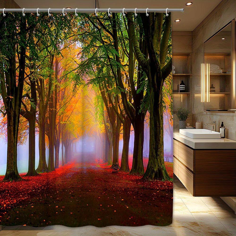 Enchanted Autumn Forest Waterproof Mildew-Resistant Shower Curtain-Serene Design for a Nature-Inspired Bathroom Décor Experience W90XH180cm
Enchanted Autumn Forest Waterproof Mildew-Resistant Shower Curtain-Serene Design for a Nature-Inspired Bathroom Décor Experience W90XH180cm
