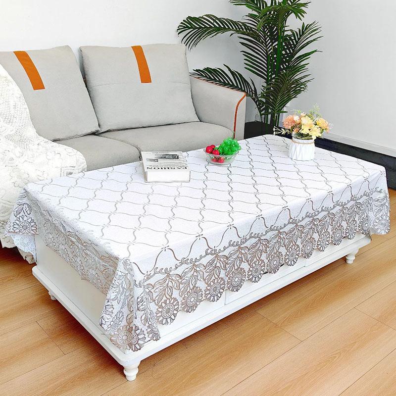 Europe and America Waterproof Lace Tablecloth Wash-Free Bronzing Dining Decoration Soft Dust-Proof Table Cover for Holiday Party 80x140cm
Europe and America Waterproof Lace Tablecloth Wash-Free Bronzing Dining Decoration Soft Dust-Proof Table Cover for Holiday Party 80x140cm