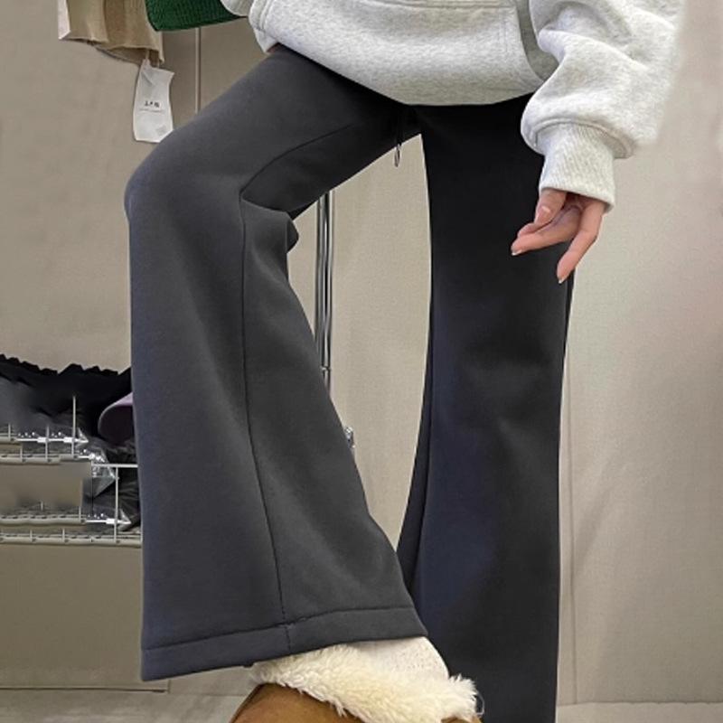 Women s Plus Size Micro-Flared Gray Fleece Sweatpants - Elastic, Hip-Covering, Relaxed Fit for Autumn/Winter L (recommended 100-120 jin)
Women s Plus Size Micro-Flared Gray Fleece Sweatpants - Elastic, Hip-Covering, Relaxed Fit for Autumn/Winter L (recommended 100-120 jin)