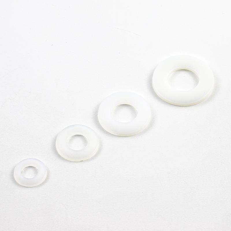 Black White Nylon Flat Washers Gaskets M2 M2.5 M3 M4 M5 M6 M8 M10 M12 M16 Plastic Plain Sealing Washer Spacer for Faucet Pipe (white,M3x6x1 100pcs) білий
Black White Nylon Flat Washers Gaskets M2 M2.5 M3 M4 M5 M6 M8 M10 M12 M16 Plastic Plain Sealing Washer Spacer for Faucet Pipe (white,M3x6x1 100pcs) білий