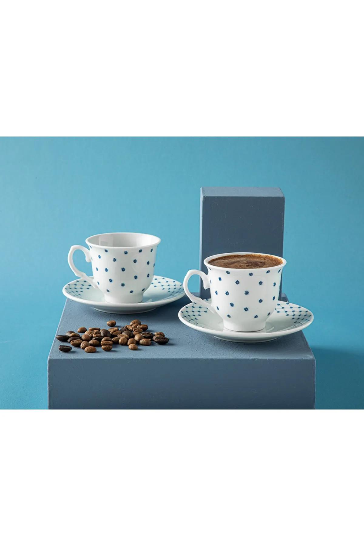 Vinka Porselen 4 Parça 2 Kişilik Kahve Fıncan Takımı 80 ml Mavi
Vinka Porselen 4 Parça 2 Kişilik Kahve Fıncan Takımı 80 ml Mavi
