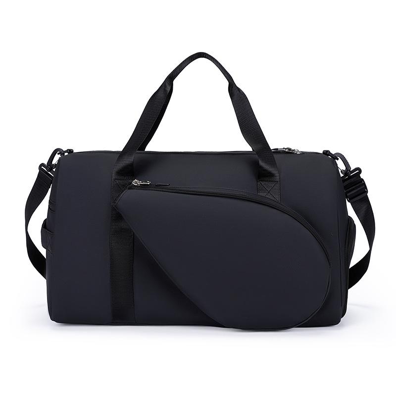 Жіноча спортивна сумка для бадмінтону великої місткості з відділенням для взуття та роздільником для сухого/мокрого одягу чорний
Жіноча спортивна сумка для бадмінтону великої місткості з відділенням для взуття та роздільником для сухого/мокрого одягу чорний