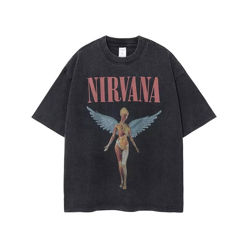 Nirvana Рок-гурт Чоловіча футболка In Utero з принтом альбому, оверсайз, зістарена, повсякденна, вільна, вуличний стиль, жіноча футболка L
Nirvana Рок-гурт Чоловіча футболка In Utero з принтом альбому, оверсайз, зістарена, повсякденна, вільна, вуличний стиль, жіноча футболка L