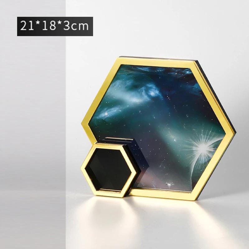 Customization Color Printing Crystal Trophy, Enterprise Excellent Employee Annual Meeting Awards, Hexagonal Metal Frame, 1Pc 21X18X3CM
Customization Color Printing Crystal Trophy, Enterprise Excellent Employee Annual Meeting Awards, Hexagonal Metal Frame, 1Pc 21X18X3CM