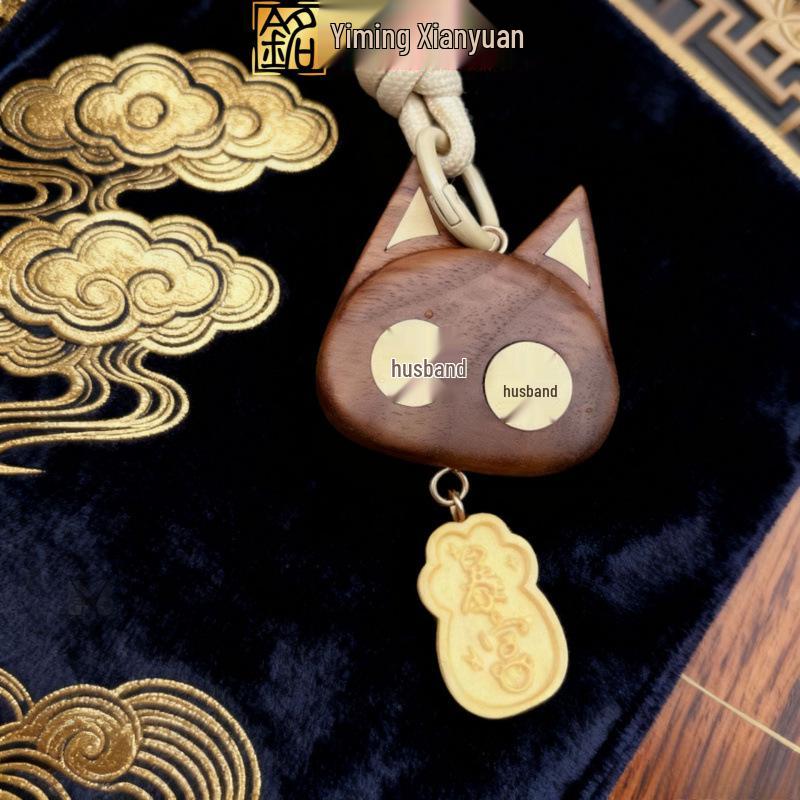 Yi Ming Zodiac Monkey Wood Carving Pendant Keychain with Tassel and Cute Cartoon Ornament
Yi Ming Zodiac Monkey Wood Carving Pendant Keychain with Tassel and Cute Cartoon Ornament