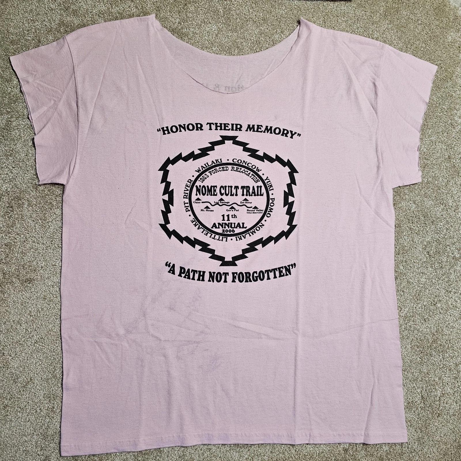 Vintage Y2k Nome Cult Trail Pink T-shirt Mens XL Native Reservation Punk Covelo 2XL
Vintage Y2k Nome Cult Trail Pink T-shirt Mens XL Native Reservation Punk Covelo 2XL