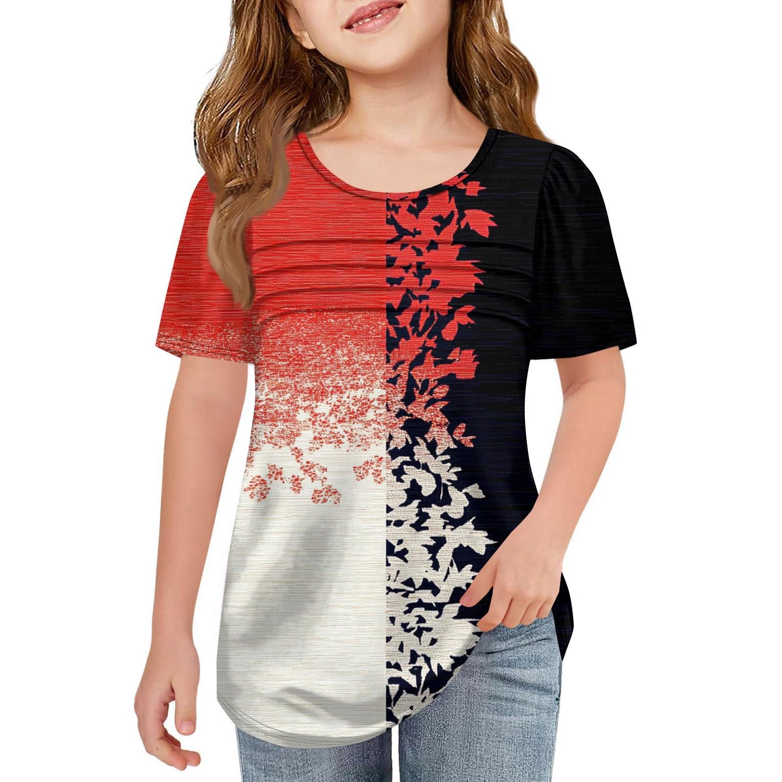 Детские футболки-складки, летние футболки с короткими рукавами и круглым воротником, с принтом цветов, пальто для отдыха 110 красный
Детские футболки-складки, летние футболки с короткими рукавами и круглым воротником, с принтом цветов, пальто для отдыха 110 красный