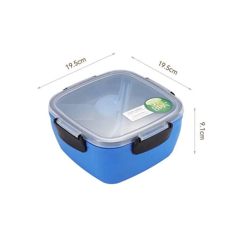 Portable Lunch Box Packed Work Food Container Double Layer Storage Microwave Plastic Covered Cutlery Container Children s Office
Portable Lunch Box Packed Work Food Container Double Layer Storage Microwave Plastic Covered Cutlery Container Children s Office