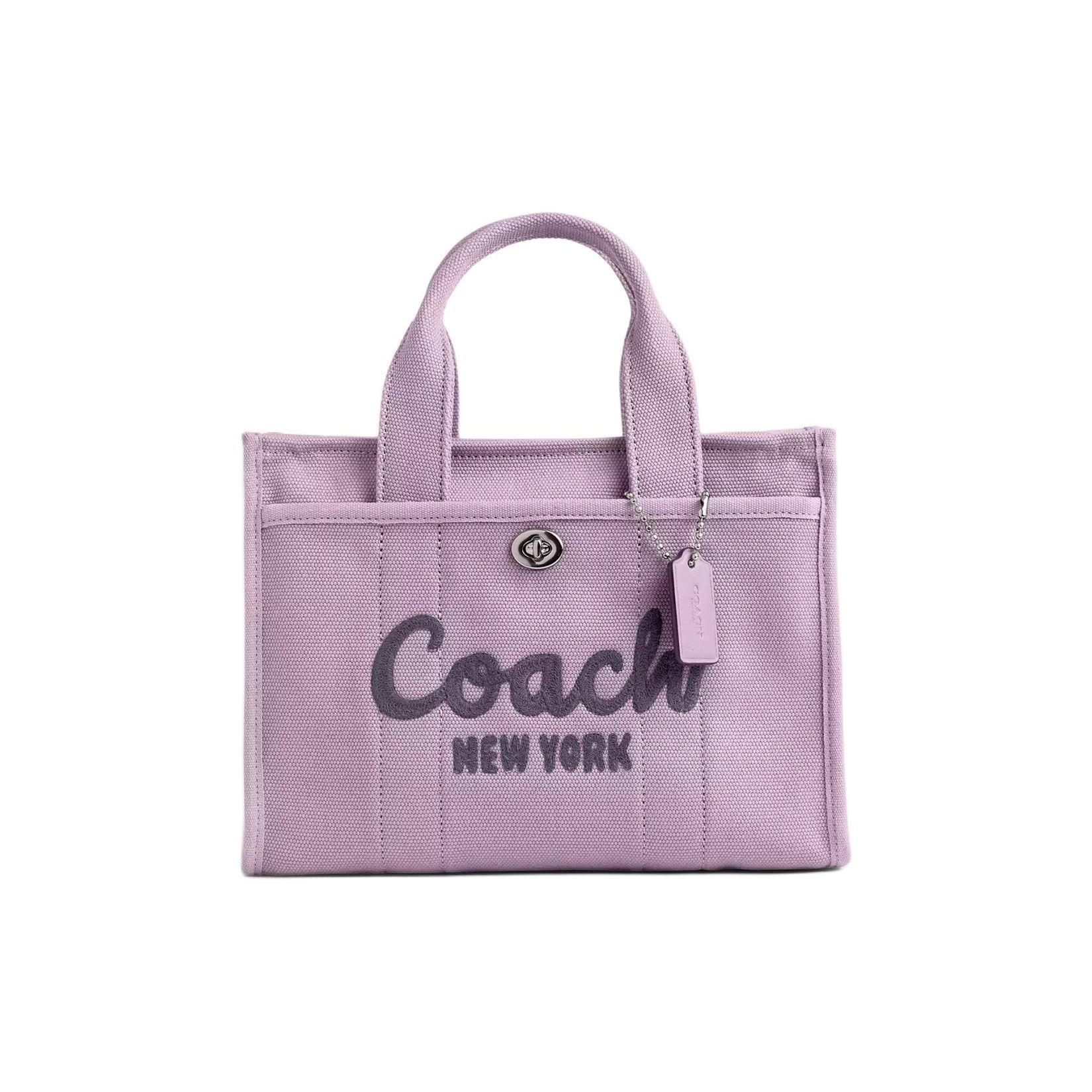 Coach Cargo 26 Embroidered Logo Zipper Closure Large Capacity Canvas And Satin Tote Bag Unisex Tote Light-Purple CP164-LHSF1 Basic Set (Bag+Dust Bag)
Coach Cargo 26 Embroidered Logo Zipper Closure Large Capacity Canvas And Satin Tote Bag Unisex Tote Light-Purple CP164-LHSF1 Basic Set (Bag+Dust Bag)