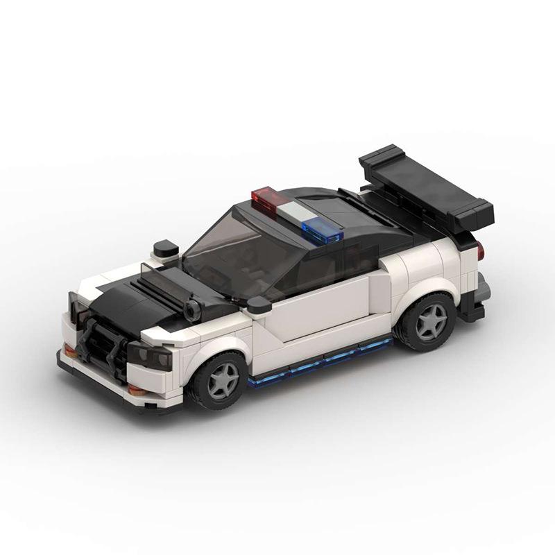 LEGO-Compatible R34 GTR Police Sports Car Building Kit - Small Brick Racing Car Assembly Toy
LEGO-Compatible R34 GTR Police Sports Car Building Kit - Small Brick Racing Car Assembly Toy