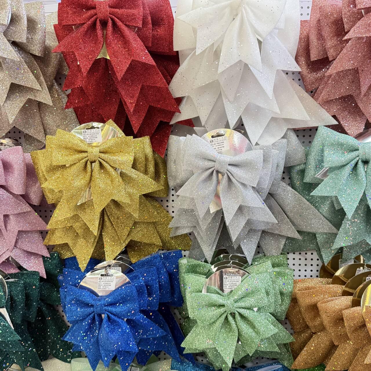 Золотий блискучий різдвяний бант для вітрин та прикрас на ялинку 12*15CM (Bulk order 500+)
Золотий блискучий різдвяний бант для вітрин та прикрас на ялинку 12*15CM (Bulk order 500+)