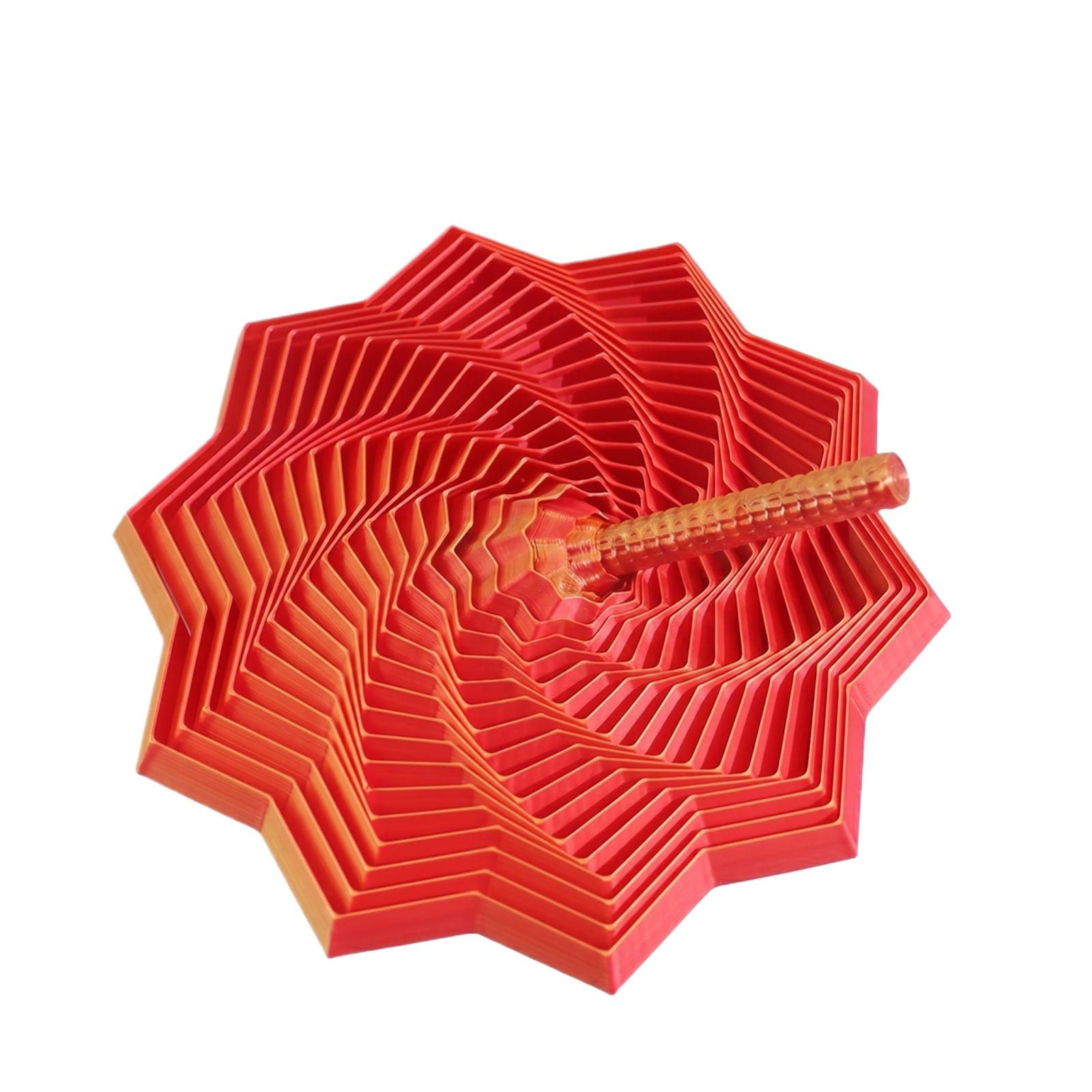 3D Printed Spiral Tower Puzzle Large Polygonal Fidget Toy with Handle Foldable Illusion Design Stress Relief Desk Toy one size
3D Printed Spiral Tower Puzzle Large Polygonal Fidget Toy with Handle Foldable Illusion Design Stress Relief Desk Toy one size