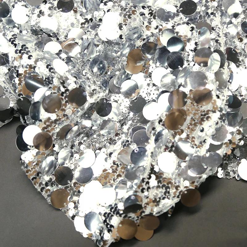 50X130Cm Silver Shiny Beaded Fabric - Stage & Costume Dress Background Diy Clothing Supplies for Event Decor 50x130cm серебряный
50X130Cm Silver Shiny Beaded Fabric - Stage & Costume Dress Background Diy Clothing Supplies for Event Decor 50x130cm серебряный