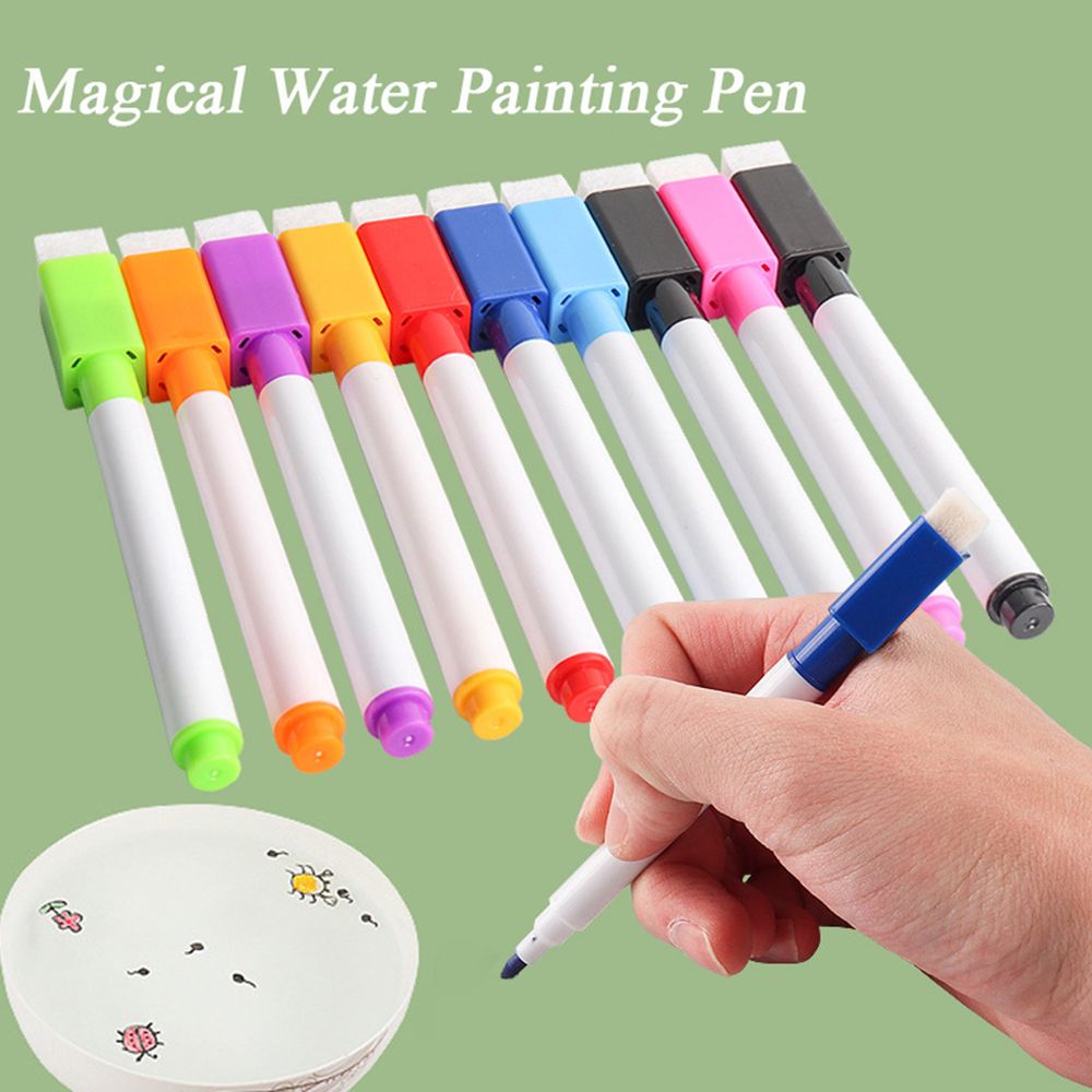 Toys Colorful Mark Erasable Floating Pen Whiteboard Markers Magical Water Painting Pen Doodle Pen
Toys Colorful Mark Erasable Floating Pen Whiteboard Markers Magical Water Painting Pen Doodle Pen