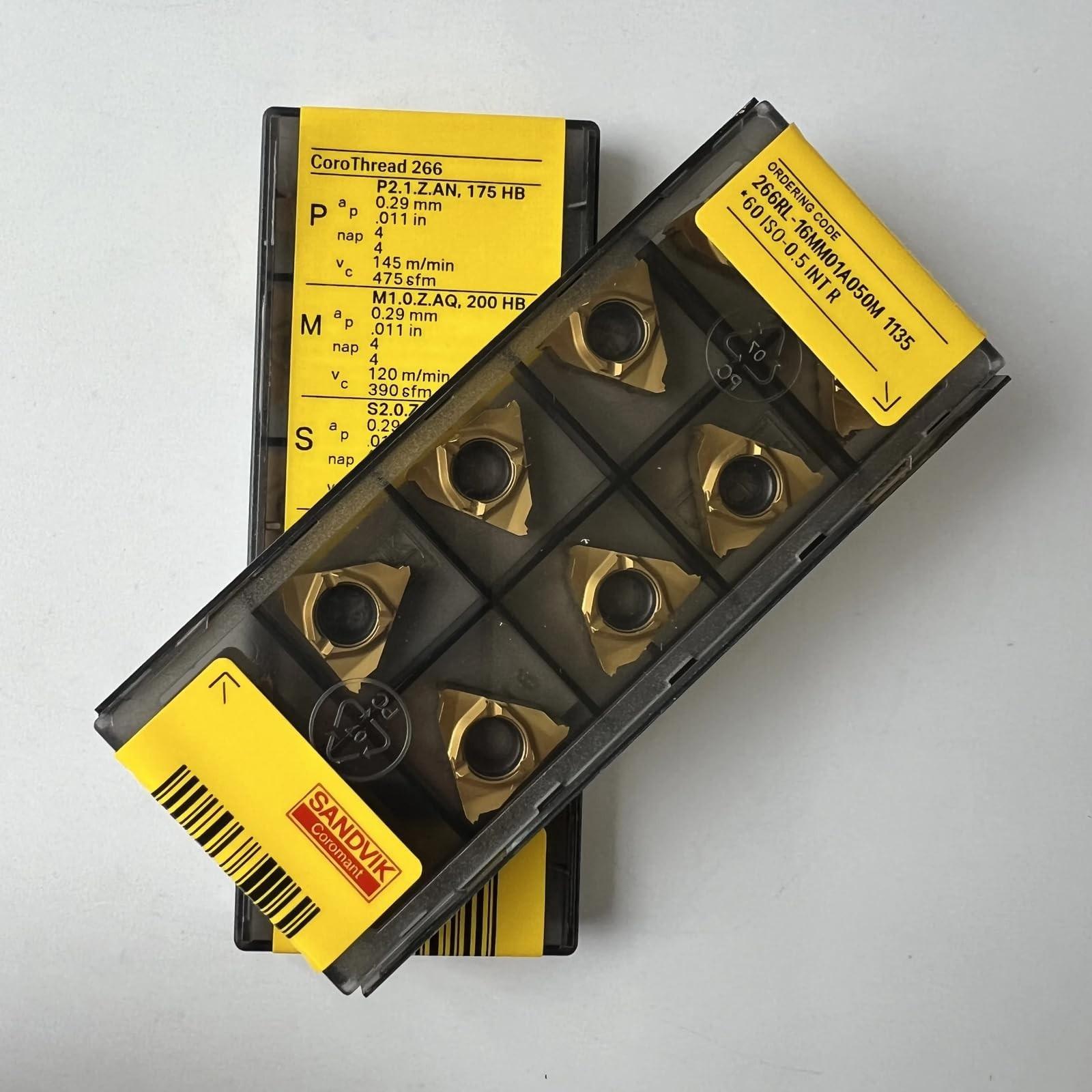 Original Sandvik / 266RL-16MM01A050M 1135 /CNC Lathe Carbide Blade Tool 10 Pcs
Original Sandvik / 266RL-16MM01A050M 1135 /CNC Lathe Carbide Blade Tool 10 Pcs