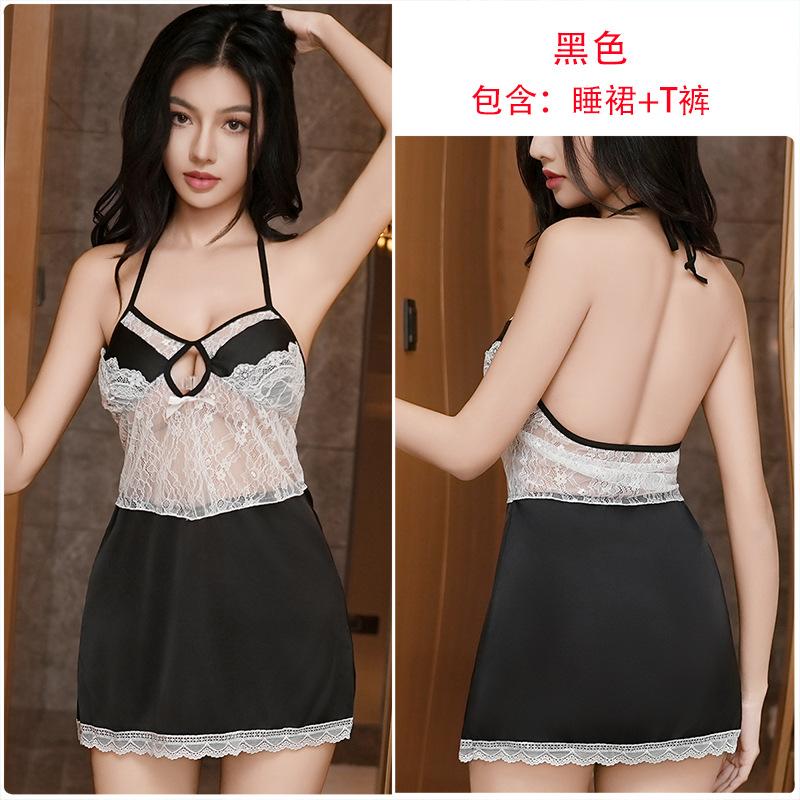 Night concubine erotic underwear lace splicing lace-up nightdress backless pure desire transparent manufacturer sends 8008 on behalf of one piece. One size fits all чорний
Night concubine erotic underwear lace splicing lace-up nightdress backless pure desire transparent manufacturer sends 8008 on behalf of one piece. One size fits all чорний