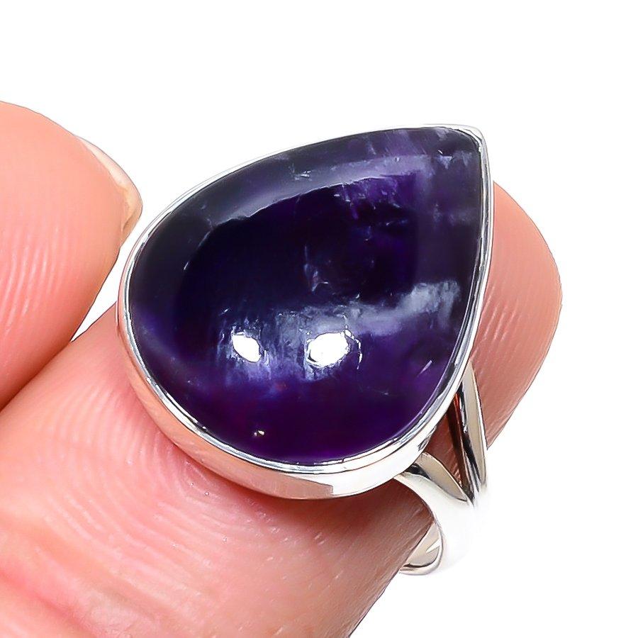 Natural Cacoxenite Gemstone Handmade 925 Sterling Silver Jewelry Ring S.8 t5V31
Natural Cacoxenite Gemstone Handmade 925 Sterling Silver Jewelry Ring S.8 t5V31