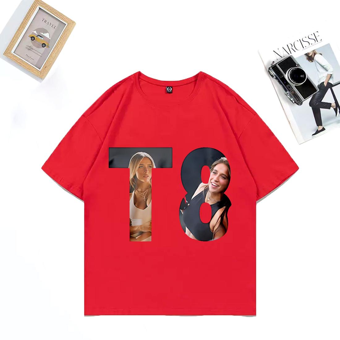 Vintage Tate Mcrae T8 print Tshirt Unisex WOMEN Fashion plus size tops shirt Hip Hop streetwear Cotton short sleeve Unisex clothes S
Vintage Tate Mcrae T8 print Tshirt Unisex WOMEN Fashion plus size tops shirt Hip Hop streetwear Cotton short sleeve Unisex clothes S