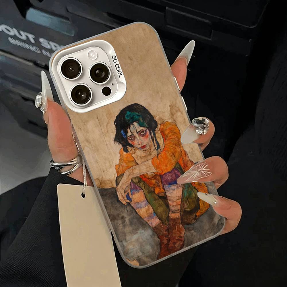 E-Egon S-Schiele Phone Case For iPhone 17,16,15,14,13,12,11 Plus,Pro Max,XS,white silver phone case iPhone16
E-Egon S-Schiele Phone Case For iPhone 17,16,15,14,13,12,11 Plus,Pro Max,XS,white silver phone case iPhone16