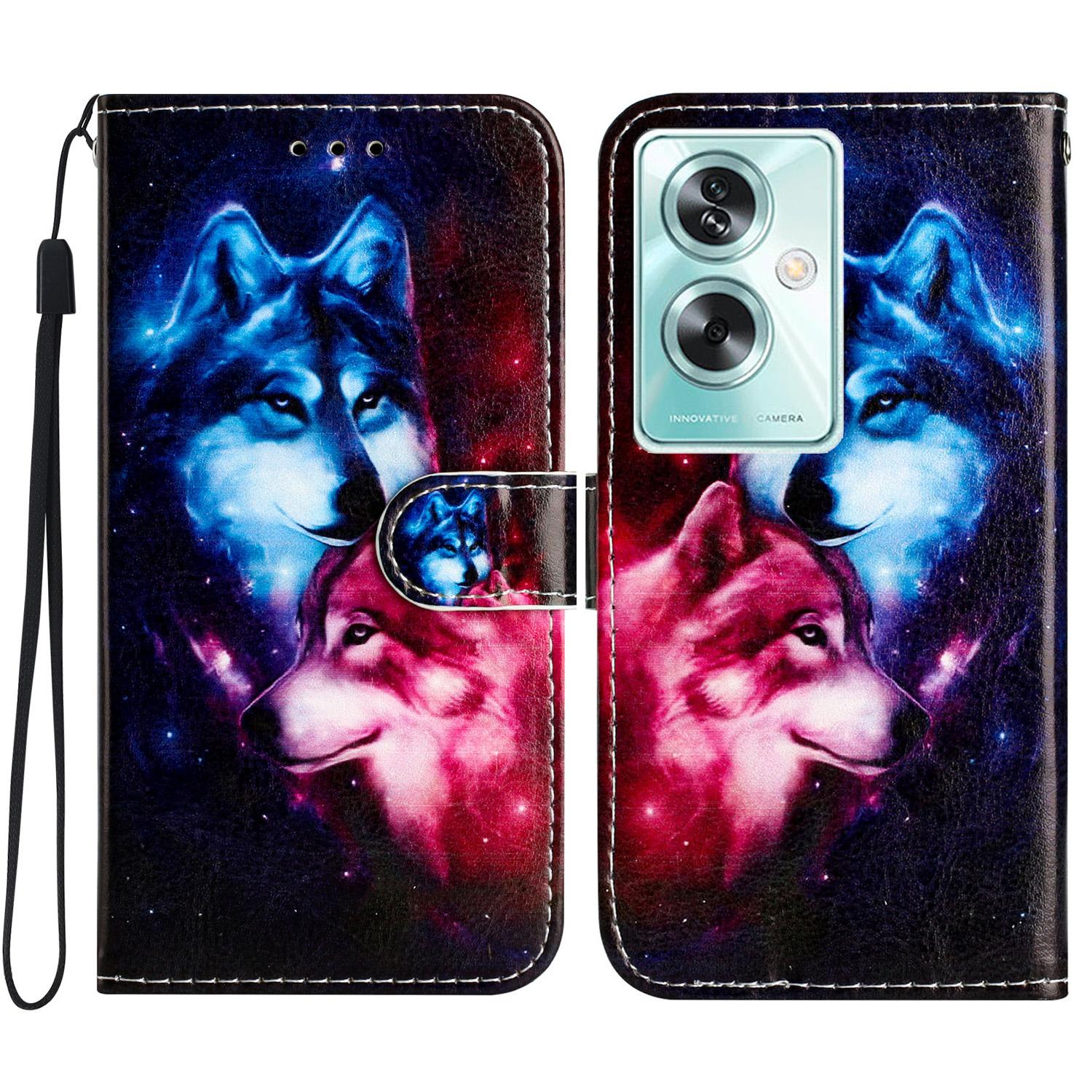 For Oppo A79 5G/A2 5G Case Pattern Printing Stand Magnetic Clasp Phone Cover Couple Wolf
For Oppo A79 5G/A2 5G Case Pattern Printing Stand Magnetic Clasp Phone Cover Couple Wolf