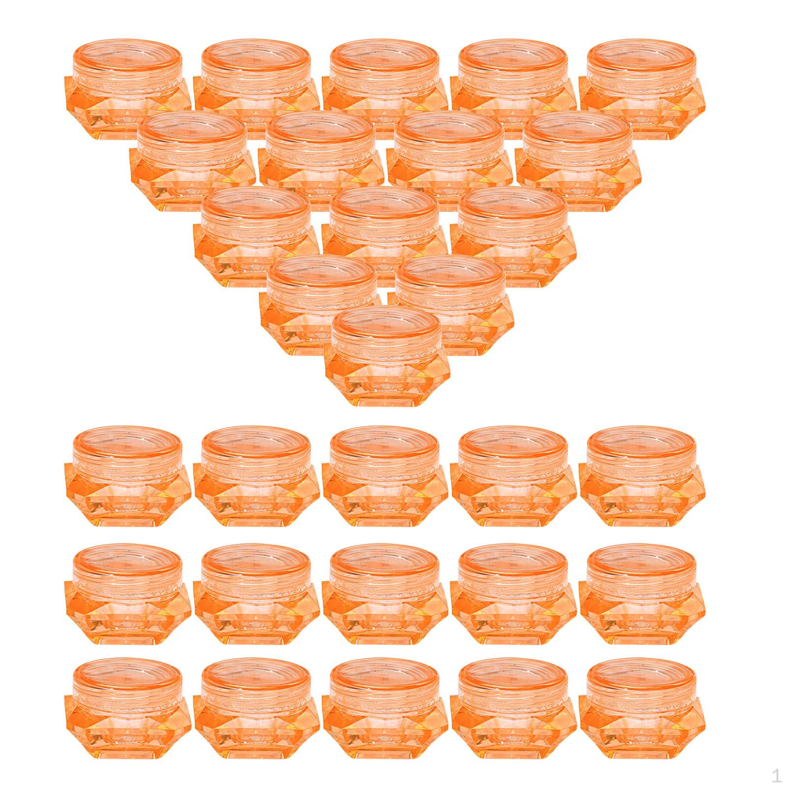 30 Pieces Empty Jar Container Bottle, with Lid Easy to carry Clean, Leak Makeup Storage Jars помаранчевий
30 Pieces Empty Jar Container Bottle, with Lid Easy to carry Clean, Leak Makeup Storage Jars помаранчевий