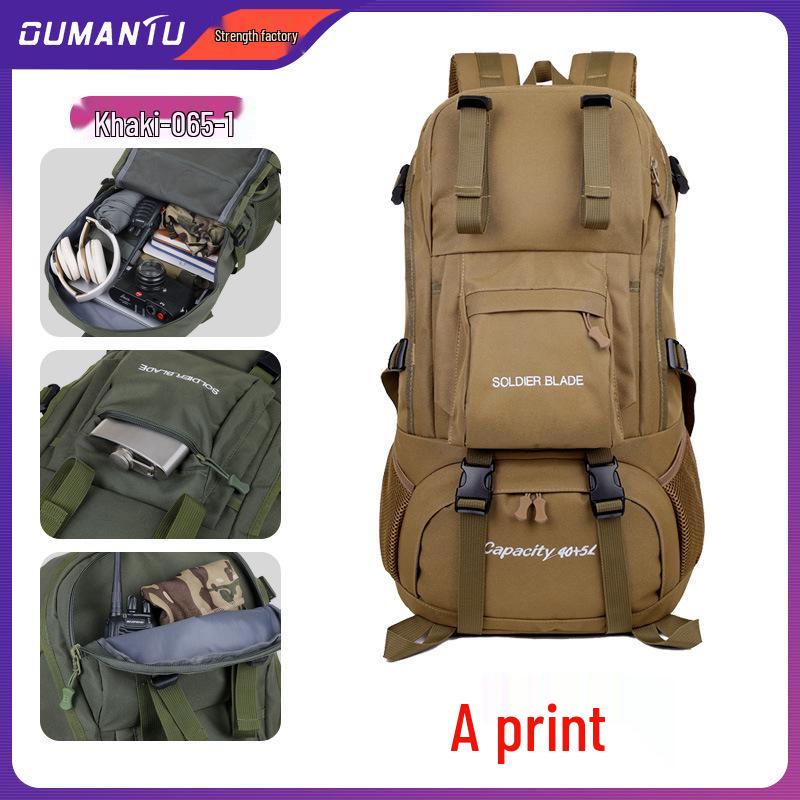 Water-Resistant Large Capacity Backpack for Hiking, Mountaineering, and Short Business Trips 40-45L хаки
Water-Resistant Large Capacity Backpack for Hiking, Mountaineering, and Short Business Trips 40-45L хаки