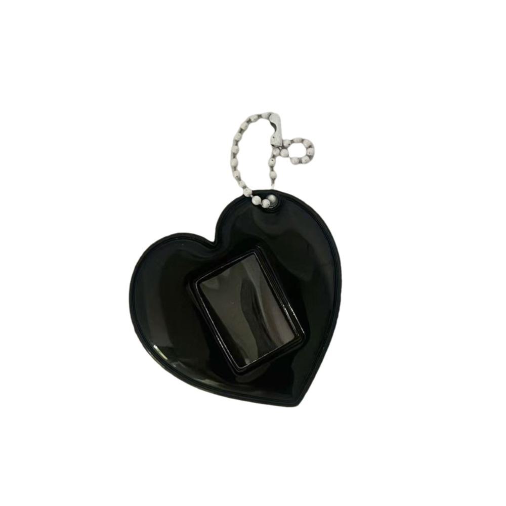 Heart Shape 1 Inch Photo Card Holder Cute Design with Keychain Photo Storage Pendant Korean Style Cute чорний
Heart Shape 1 Inch Photo Card Holder Cute Design with Keychain Photo Storage Pendant Korean Style Cute чорний