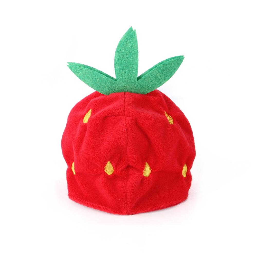 New pet funny hat, dog cat strawberry hat, green leaf big strawberry hood funny supplies One size fits all
New pet funny hat, dog cat strawberry hat, green leaf big strawberry hood funny supplies One size fits all