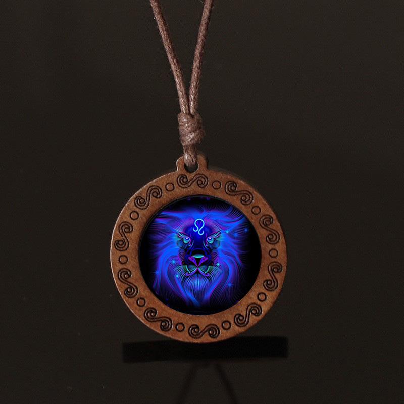 Zodiac Sign Pendant Necklace with Wooden Base Adjustable Cord Handmade Unique Astrology Symbol Jewelry Gift for Daily Wear
Zodiac Sign Pendant Necklace with Wooden Base Adjustable Cord Handmade Unique Astrology Symbol Jewelry Gift for Daily Wear