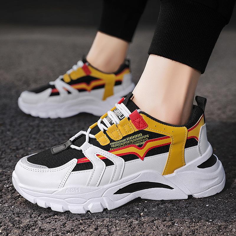 Breathable mesh sneakers couple low-top thick-soled contrasting colors trend increases casual dad shoes men 45
Breathable mesh sneakers couple low-top thick-soled contrasting colors trend increases casual dad shoes men 45