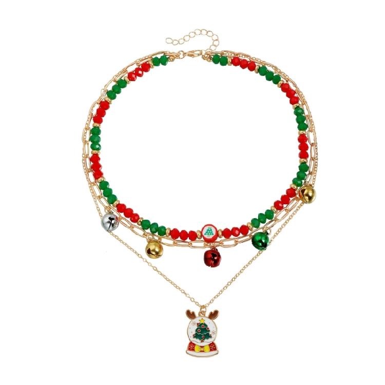 Сезонное регулируемое колье с акриловыми бусинами и festive-дизайном в виде рождественских елочных шаров 1
Сезонное регулируемое колье с акриловыми бусинами и festive-дизайном в виде рождественских елочных шаров 1