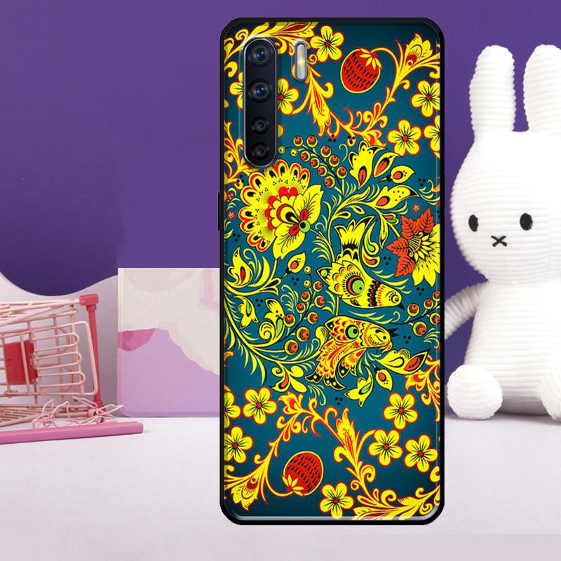 Khokhloma Russian Pattern Flower Case For Oppo A5 Pro A15 A17 A57 A77 A18 A38 A58 A78 A98 A94 A74 A54 A40 A60 A80 A16 A76 A96 OPPO A58 4G
Khokhloma Russian Pattern Flower Case For Oppo A5 Pro A15 A17 A57 A77 A18 A38 A58 A78 A98 A94 A74 A54 A40 A60 A80 A16 A76 A96 OPPO A58 4G