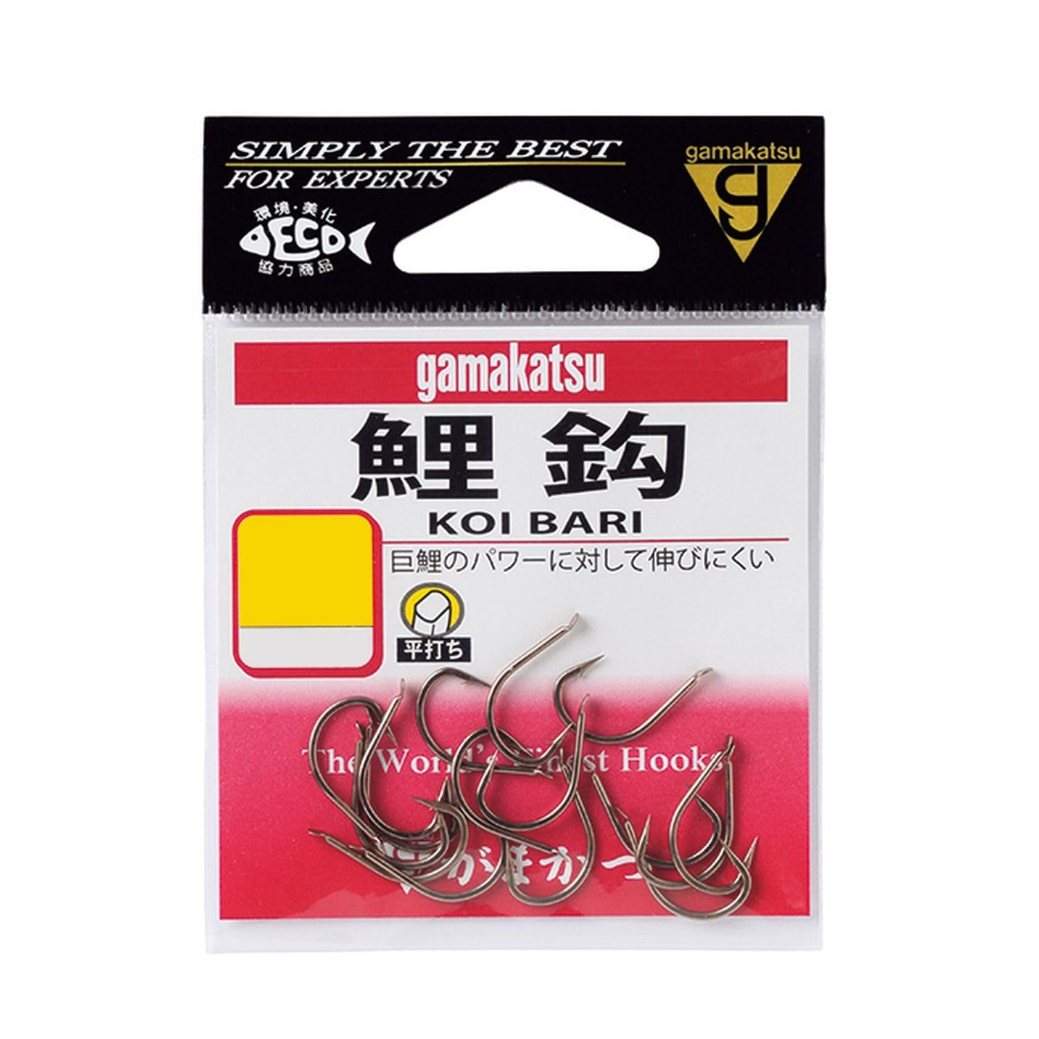 Gamakatsu Carp Hook, Brown, Size 14
Gamakatsu Carp Hook, Brown, Size 14