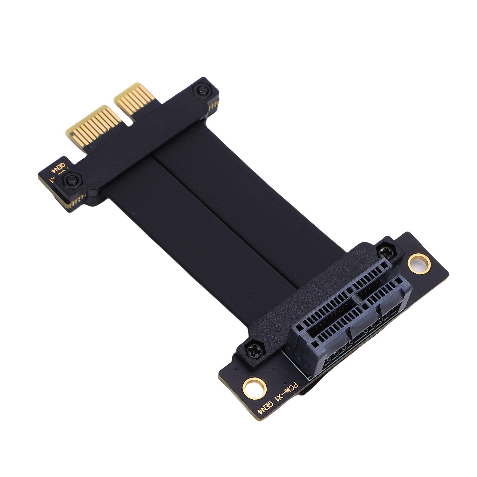 PCI E 4.0 Riser Cable GPU Graphics Card Extension Cable PCIE 4.0 1X Port 90 Degree Connector for M.2 USB Sound Card B 5cm / 2.0in
PCI E 4.0 Riser Cable GPU Graphics Card Extension Cable PCIE 4.0 1X Port 90 Degree Connector for M.2 USB Sound Card B 5cm / 2.0in